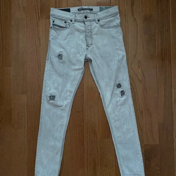 Authentic Diesel DNA F/W 2016 0676M Stretch Tepphar Slim Carrot Fit Jeans - Picture 10 of 14